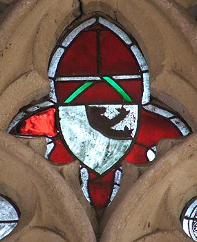 Arms of Miles, Lord Stapleton in North Moreton Church