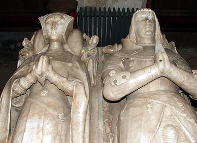 Effigies of Sir George & Lady Forster in Aldermaston Church -  Nash Ford Publishing