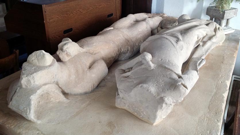 Sir John & Lady Isabella De la Beche's Effigy in Aldworth Church, Berkshire -  Nash Ford Publishing