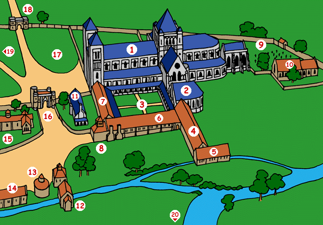 Reconstruction of Reading Abbey from the Air -  Nash Ford Publishing