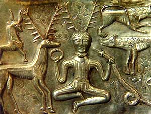 Cernunnos on the Gundestrup Cauldron